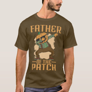 Father Of The Patch Dabbing Pumpkin Halloween Fami T-Shirt