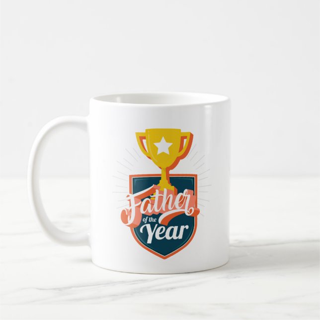 Father of the Year Award Coffee Mug (Left)