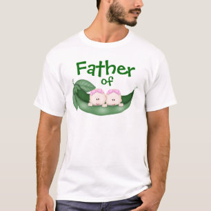 Father of Twin Girls T-Shirt