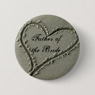 Father ofthe Bride 6 Cm Round Badge