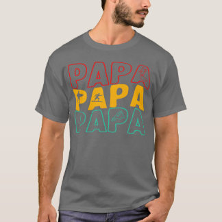 Father Papaee Protector Provider retro T-Shirt