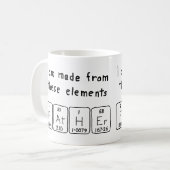Father periodic table name mug (Front Left)