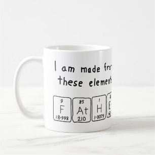 Father periodic table name mug
