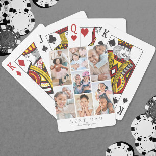 Father Personalised Dad Photo Playing Cards