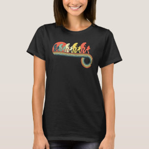 Father Playing Soccer With Son Love Retro Vintage  T-Shirt