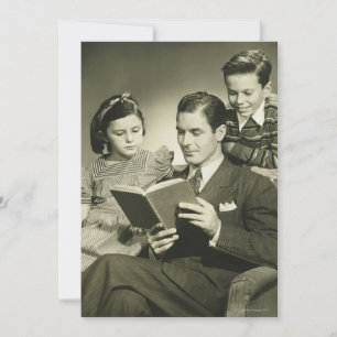 Father Reading to Son
