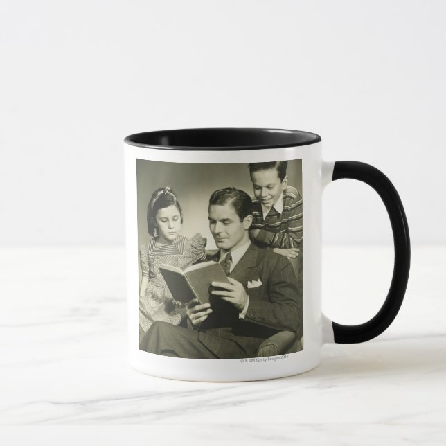 Father Reading to Son Mug (Right)