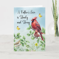 Father’s Day Cardinals in Tree Branches