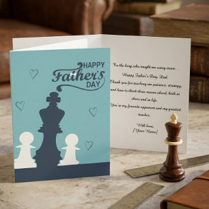 Father’s Day Chess Card from Son