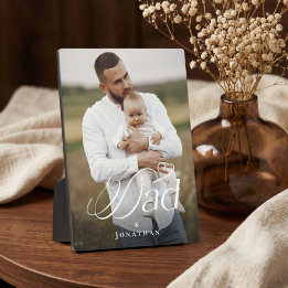 Father’s Day Dad & Baby Personalised Photo Gift Plaque