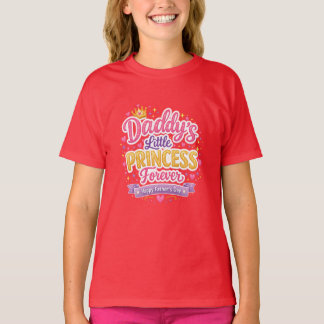  Father’s Day Dad & Daughter Cute Love Design T-Shirt