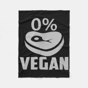 Father’s Day Gift Dad Grill 0% Vegan Bbq Funny Fleece Blanket