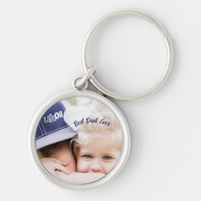 Father’s Day Gift for Dad \ Best Dad Ever Key Ring (Front)