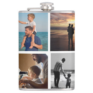 Father’s Day Gift for Dad Custom Photo Hip Flask