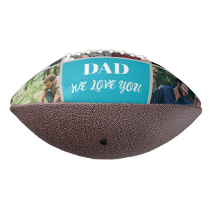 Father’s Day Gift for Dad Custom Photo & Name American Football