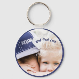 Father’s Day Gift for Dad Custom Photo & Name Ke Key Ring