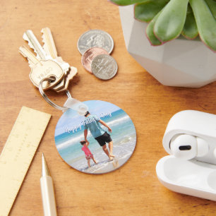 Father’s Day Gift for Dad   Custom Photo & Name Key Ring