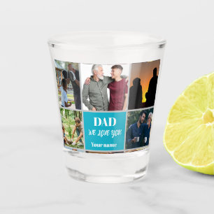 Father’s Day Gift for Dad   Custom Photo & Name Shot Glass
