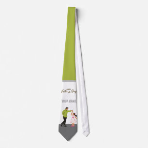 Father’s Day Gift for Dad   Custom Photo & Name Tie