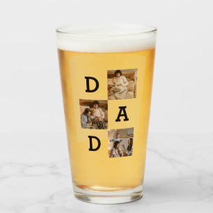 Father’s Day Gift for Dad - Photo collage Glass