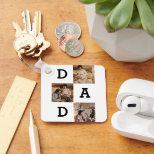 Father’s Day Gift for Dad - Photo collage    Key Ring