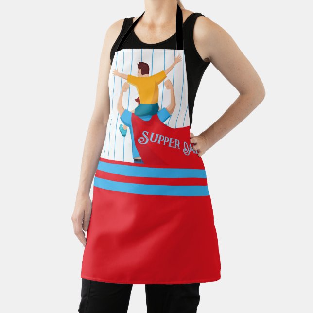 Father’s Day Gift for Supper Dad Apron (Insitu)