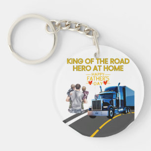 Father’s Day gift for truckers Key Ring