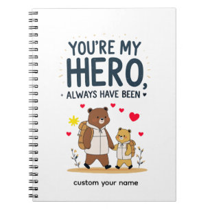 Father’s Day Hero Notebook