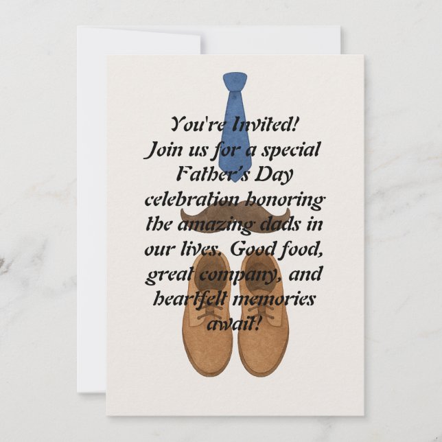 Father’s Day Invitation Card (Front)