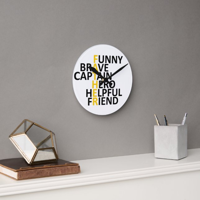 Father’s Day Wall Clock (Office)