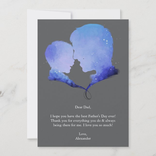 Father’s Day Wishes Invitation (Front)