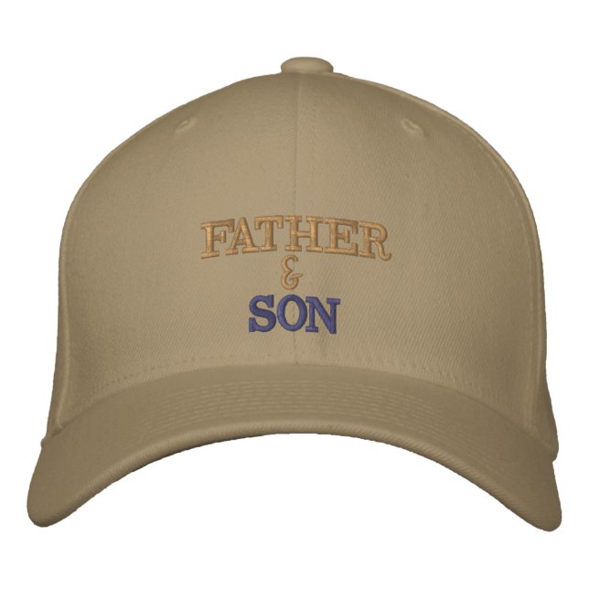 FATHER&SON EMBROIDERED HAT (Front)