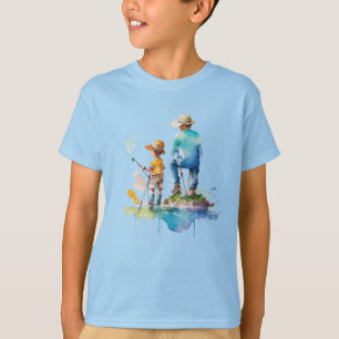 Father Son Fishing Memories   Love You Dad T-Shirt