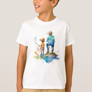 Father Son Fishing Memories   Love You Dad T-Shirt