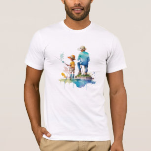 Father Son Fishing Memories Love You Dad T-Shirt