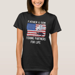 Father Son Fishing Partners For Life Father's Day T-Shirt