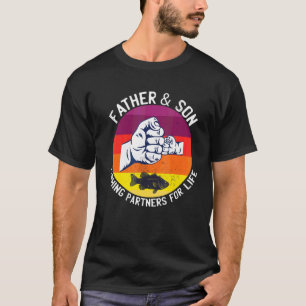 Father Son Fishing Partners For Life Father's Day T-Shirt