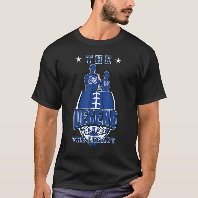 Father Son Football  S Father Son Football Matchin T-Shirt (Front)