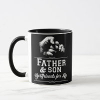 Father Son Friends Fist Bump Dad Father's Day