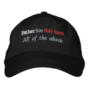 Father Son Holy Spirit Customise it Embroidered Hat