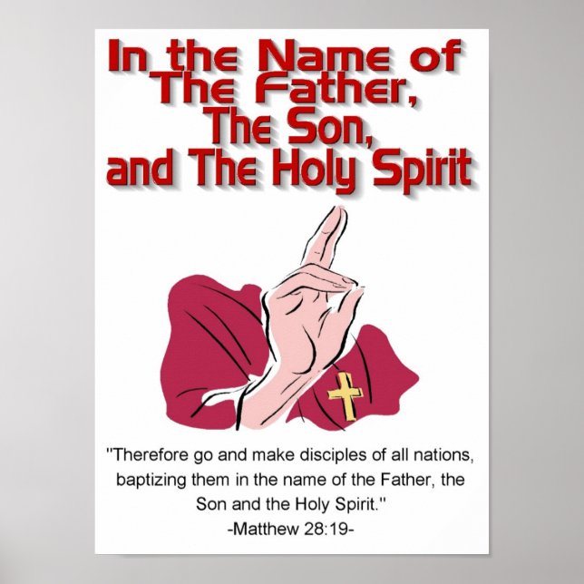 Father, Son, Holy Spirit poster (Front)