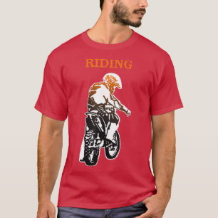 Father Son Matching Riding Buddies Dirt Bike Dad M T-Shirt