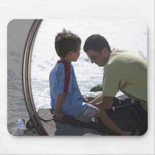 FATHER SON REFLECTION MOUSE MAT