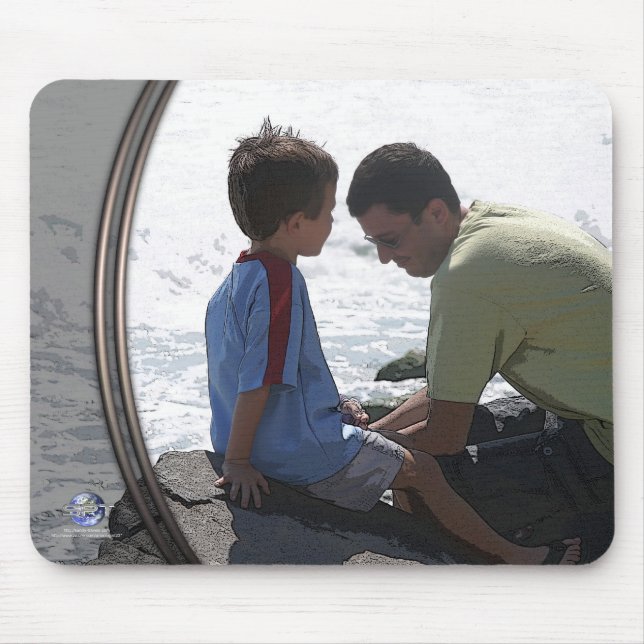 FATHER SON REFLECTION MOUSE MAT (Front)