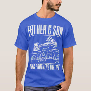 Father & Son Riding Partners For Life Father Dad D T-Shirt
