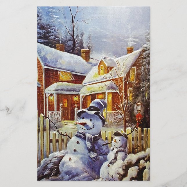 Father & Son Snowman (Front)