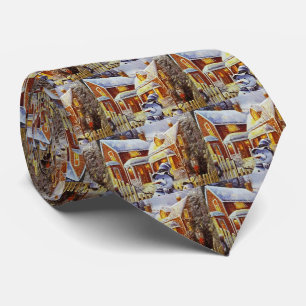 Father & Son Snowman Tie