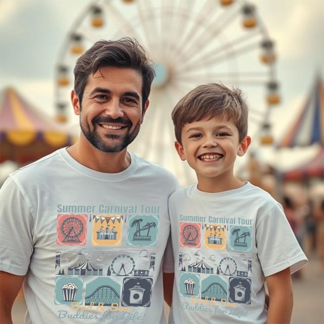 Father & Son Summer Carnival Tour Vintage  T-Shirt (Creator Uploaded)