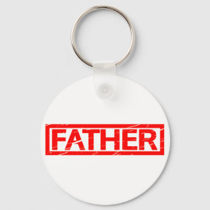 Father Stamp Key Ring