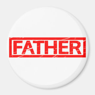 Father Stamp Magnet